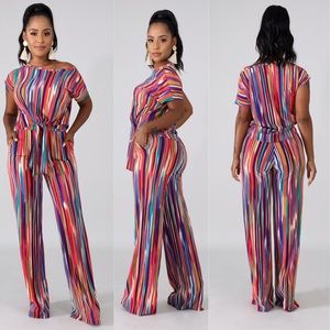 Women Two-Piece Crop Tank Top Wide Leg Palazzo Pants Set Jumpsuit